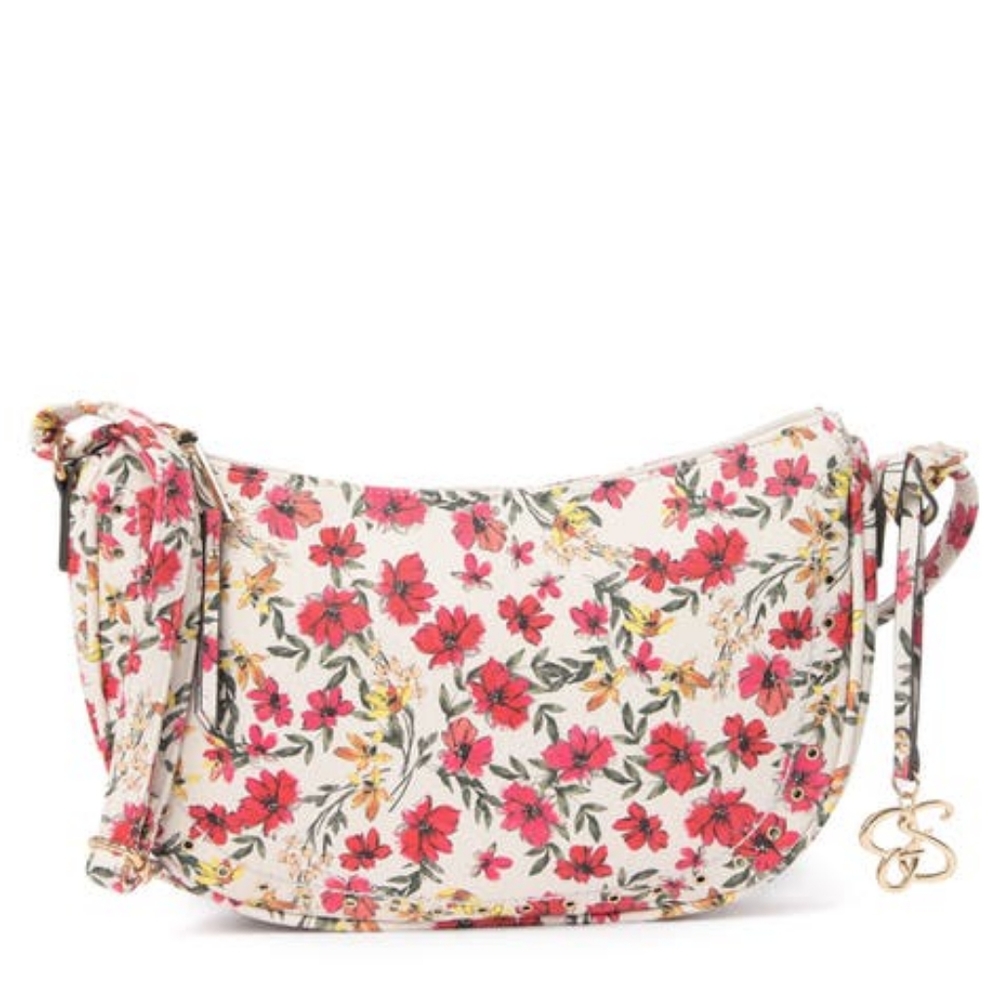 Jessica Simpson Gloria Floral Print Midi Crossbody Handbag - Picture 1 of 16